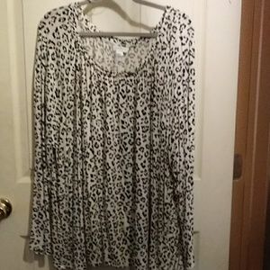 Long sleeve animal print- Only worn twice